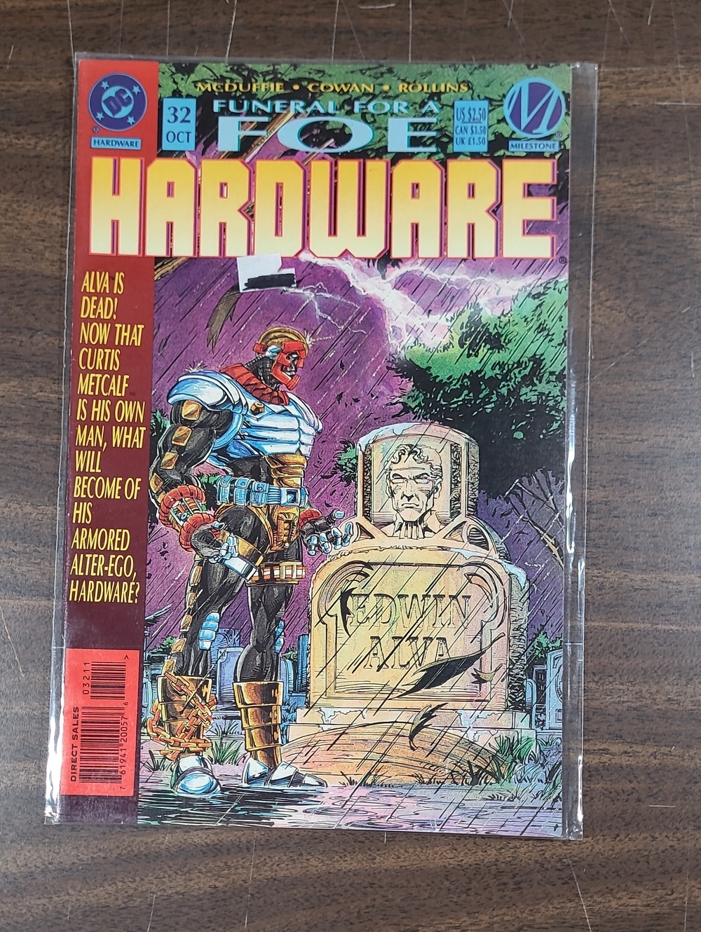 Hardware #32 Comic Book — Funeral For Foe October Bagged